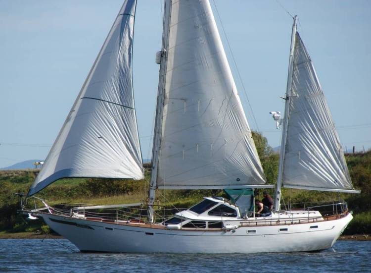 Shawnee under sail